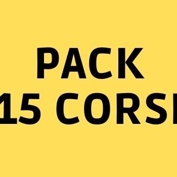 Pack 15 corsi